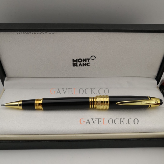 Mont blanc JFK Pen Rollerball Pen - AAA Replica - Black & Gold